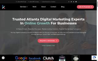 Kinetik Agency website