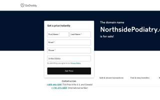 Northside Podiatry website