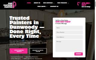Pink Panthers Painting LLC of Chamblee website