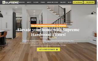 Supreme Hardwood Floors website