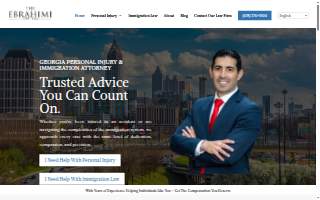 The Ebrahimi Law Firm LLC website