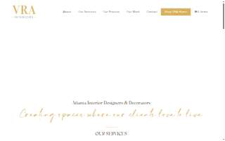 VRA Interiors – Atlanta Interior Designers of Dunwoody website