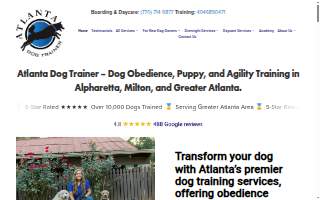 Atlanta Dog Trainer website