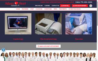 Atlanta Heart Associates of East Point website