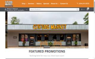 City Dog Market website