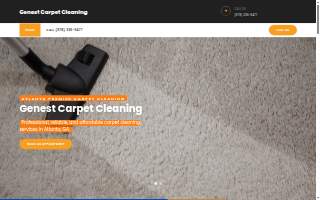 Genest Carpet Cleaning website