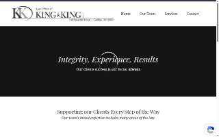 King & King website