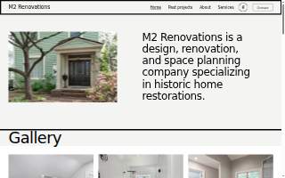 M2 Renovations LLC website