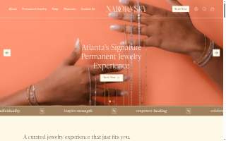 Nadora Sky Permanent Jewelry Atlanta GA website
