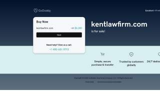 The Kent Law Firm website