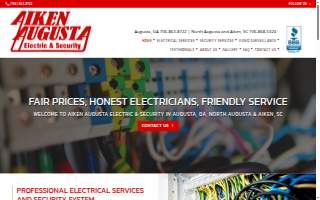 Aiken Augusta Electric & Security of Evans website