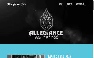 Allegiance Ink Tattoo of Evans website