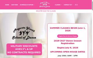 Augusta Youth School of Dance website