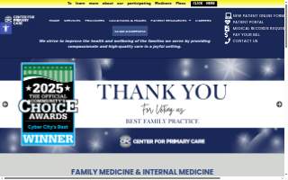 Center For Primary Care of Evans website