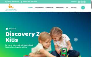 Discovery Zone Kids website