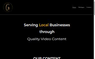 Glory Productions Videography website