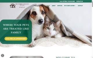 Greenbrier Veterinary Services website
