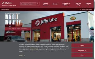 Jiffy Lube website