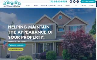 Jon's Pressure Washing website