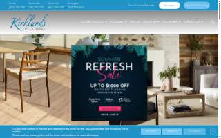 Kirkland's Flooring website