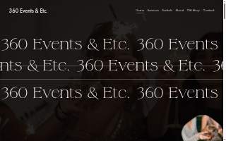 360 Events & Etc. website
