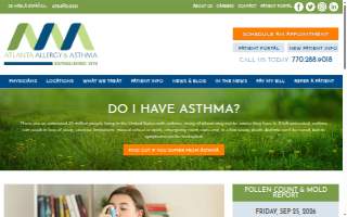 Atlanta Allergy & Asthma website