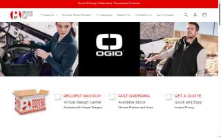 BrandHouse Ink website