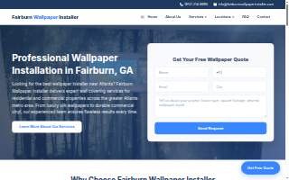 Fairburn Wallpaper Installer website