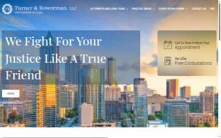 Turner & Bowerman, LLC - Attorneys at Law of Chamblee website