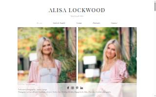 Alisa Lockwood Photography website