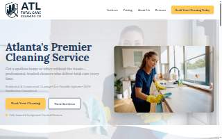 ATL Total Care Cleaning Co website