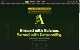 Awkward Brewing website