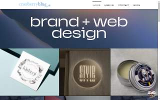 Cranberry Blue Websites + Logos website