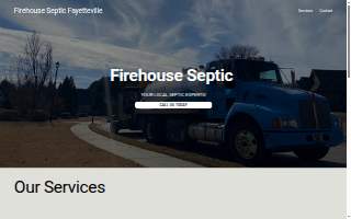 Firehouse Septic Fayetteville website