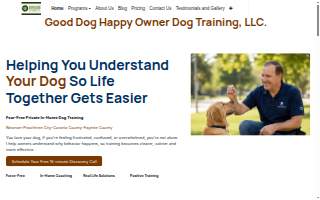 Good Dog Happy Owner Dog Training, LLC. website
