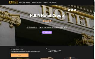 H.E.R Hotel Group website