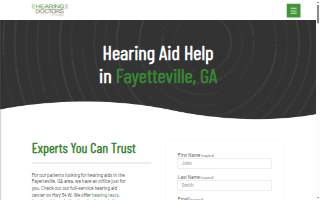 Hearing Doctors of Georgia website