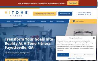 HiTONE Fitness website