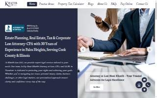Khatib Law LLC website