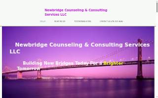 Newbridge Counseling & Consulting Services, LLC website