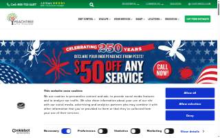 Peachtree Pest Control website