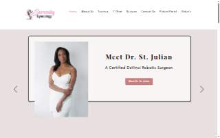 Serenity Gynecology website