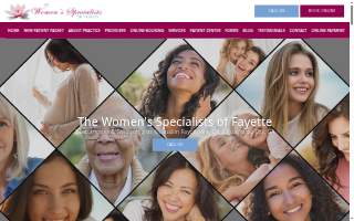 The Women's Specialists Of Fayette website
