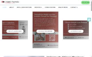 Citizens Pharmacy website