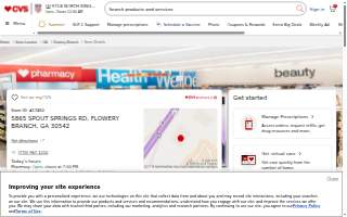 CVS Pharmacy website