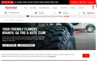 Firestone Complete Auto Care website