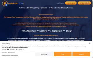 HomeCareQuote website
