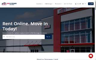 USA Storage Centers - Denham Springs website