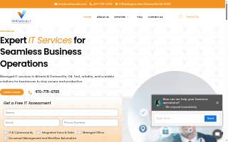 Vertascale | IT & Cybersecurity Services website