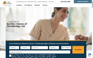 BeeHive Homes of Stockbridge website